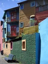 photo du quartier coloré de Caminito à Buenos Aires