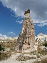 photo d’une cheminée de fée formée par l’érosion