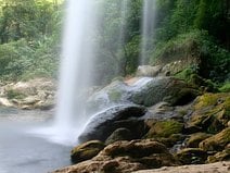 photo de la cascade de Misol-Ha au milieu de la jungle