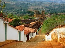 photo de Barichara qui est un village colonial charmant de Colombie