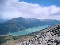 photo du lago Roca dans le parc national de la Terre de Feu