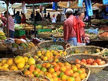 photo du marché de Villa de Leyva qui se tient chaque dimanche