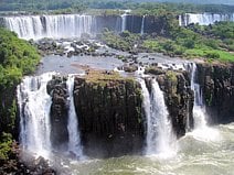 photo des chutes des Trois Mousquetaires du parc d’Iguaçu