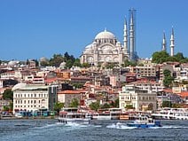photo de la rive européenne et du centre historique d’Istanbul