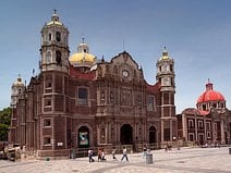 photo de la basilique de la Guadalupe qui est un lieu de pèlerinage