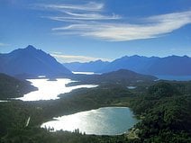 photo de la région des lacs de la patagonie argentine