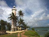 photo de la ville fortifiée de Galle située sur la pointe sud-ouest du Sri Lanka