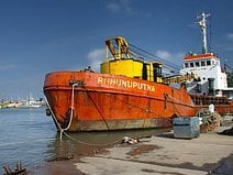 photo du port de pêche de Tangalle sur côte sud du Sri Lanka