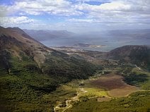 photo du canal Beagle qui sépare l’Argentine du Chili