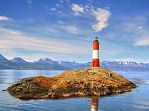 photo du phare Les Éclaireurs sur le canal Beagle