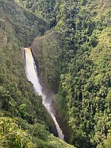 photo de la chute d’eau Salto de Bordones haute 400 mètres